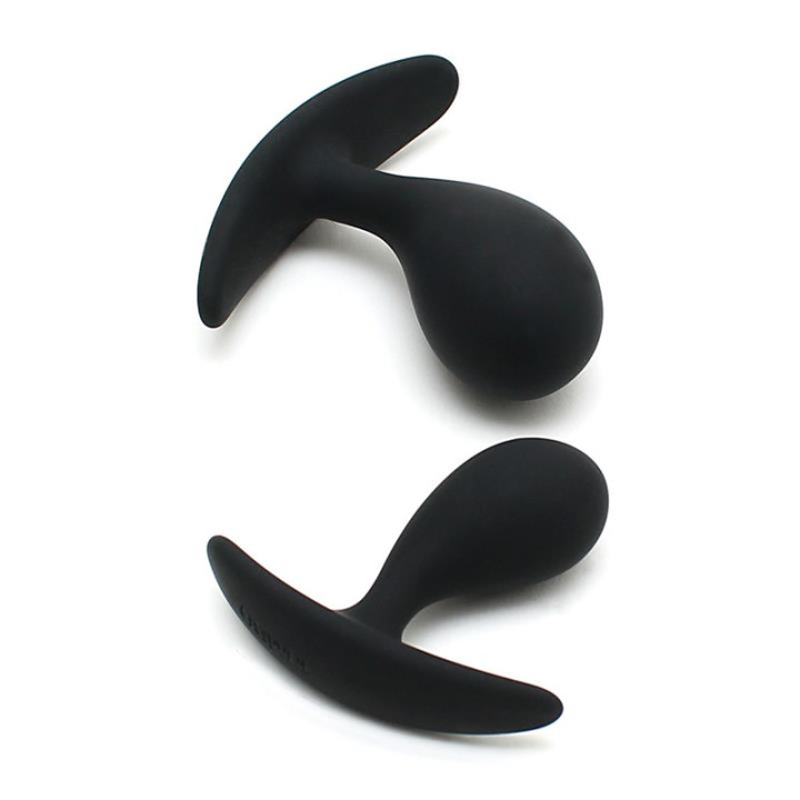 Set de 2 Plugs Anatómicos Copenhagen Negro de Rimba Toys | VibraZon