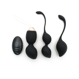 Set de Bolas Kegel Rimini Negro de Rimba Toys | VibraZon