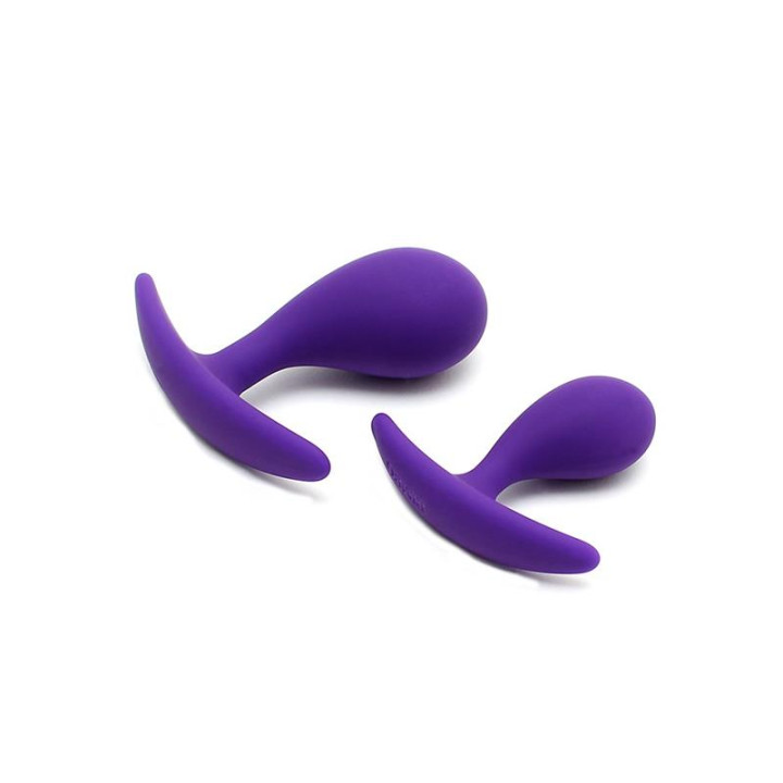 Set 2 Plug Anales Anatómicos Copenhagen Purpura de Rimba Toys | VibraZon