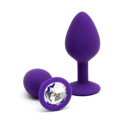 Set de 2 Plugs con Joya Berlin Purpura de Rimba Toys | VibraZon