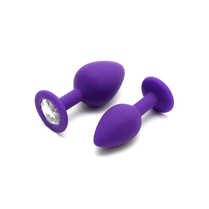 Set de 2 Plugs con Joya Berlin Purpura de Rimba Toys | VibraZon