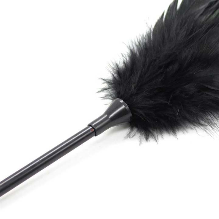 Plumero y Pala 2 en 1 48 cm Negro de Latetobed Bdsm Line | VibraZon