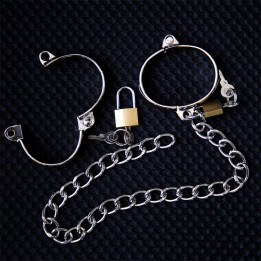 Esposas de Metal Mujer 5,5 cm de Latetobed Bdsm Line | VibraZon