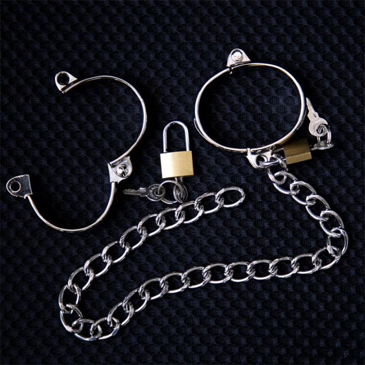 Esposas de Metal Mujer 5,5 cm de Latetobed Bdsm Line | VibraZon