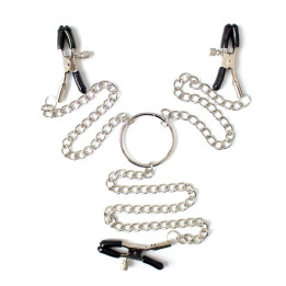 Pinzas para Pezones y Clítoris con Cadena Metal de Latetobed Bdsm Line | VibraZon