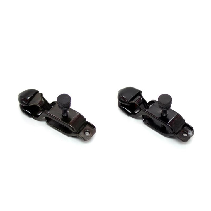 Pinzas para Pezones Ajustables Metal Negras de Latetobed Bdsm Line | VibraZon