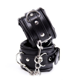 Esposas para Tobillos Negro de Latetobed Bdsm Line | VibraZon