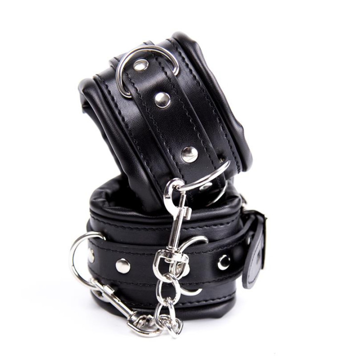 Esposas para Tobillos Negro de Latetobed Bdsm Line | VibraZon