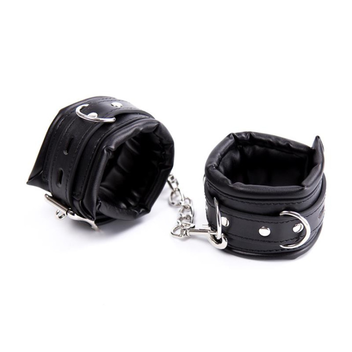 Esposas para Tobillos Negro de Latetobed Bdsm Line | VibraZon