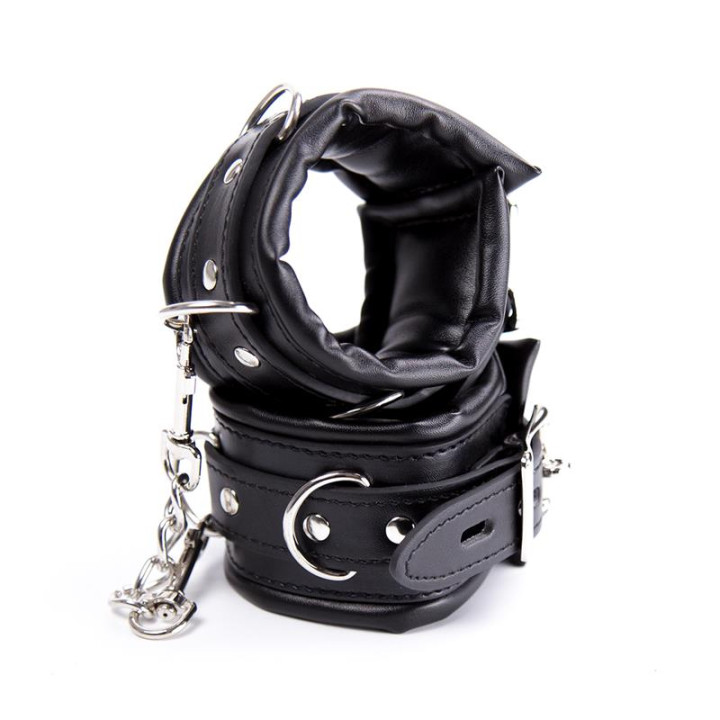 Esposas para Tobillos Negro de Latetobed Bdsm Line | VibraZon