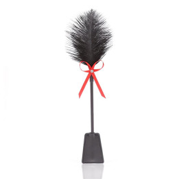 Plumas y Pala 2 en 1 36 cm Negro/Rojo de Latetobed Bdsm Line | VibraZon