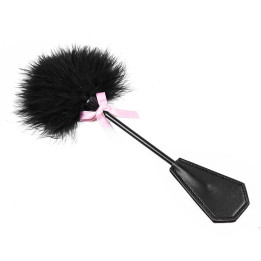 Plumero y Pala 2 en 1 29 cm Negro de Latetobed Bdsm Line | VibraZon