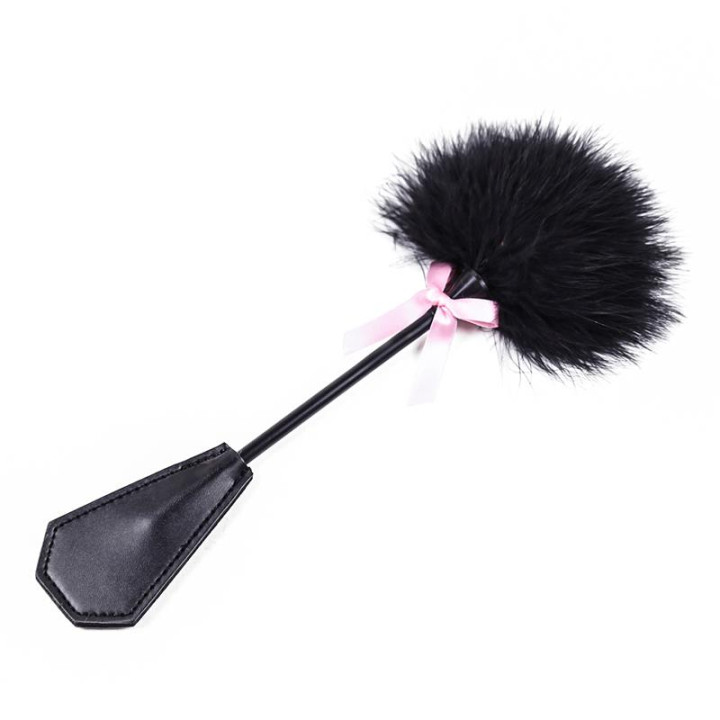 Plumero y Pala 2 en 1 29 cm Negro de Latetobed Bdsm Line | VibraZon