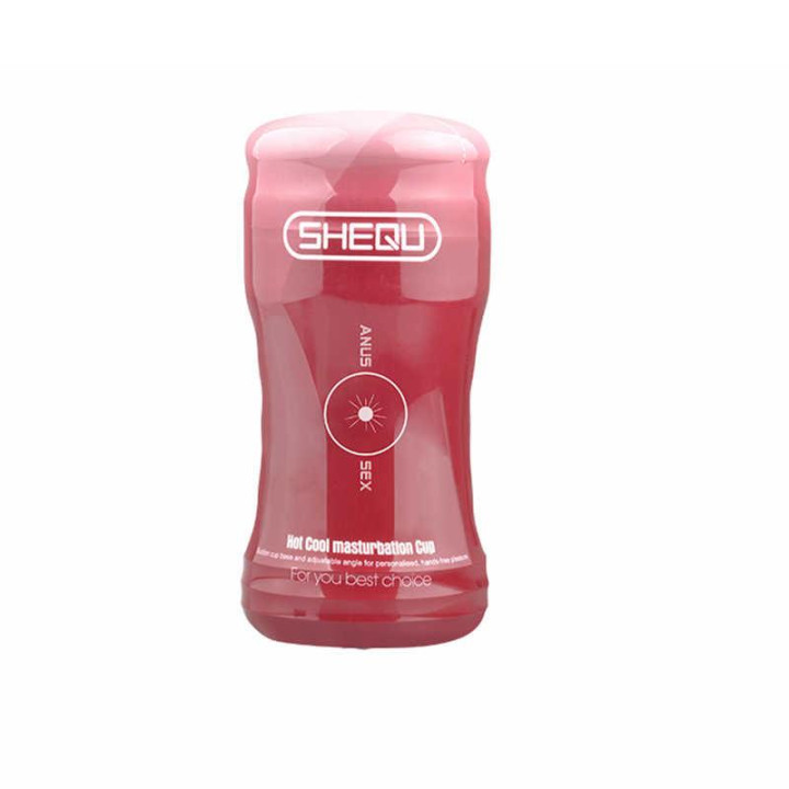 Masturbador Masculino Ano Rojo de Shequ | VibraZon