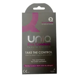 Eva Female Preservativos Femeninos sin Látex 3 Unidades de Uniq