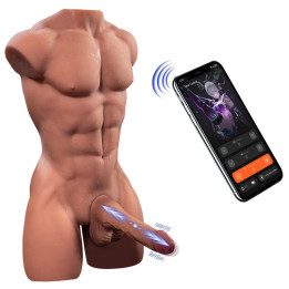 Henry Torso con Dildo Desmontable, Thrusting y APP 15,7 kg de Xise | VibraZon