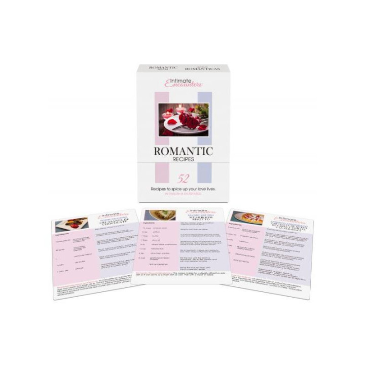Kit de Parejas Intimate Encounters Romantic Recipes (EN ES) de Kheper Games | VibraZon