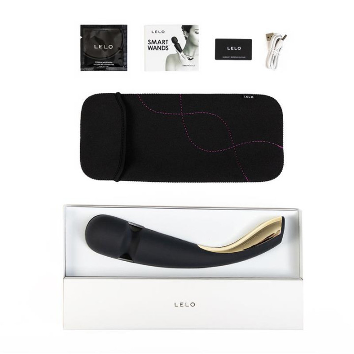 Smart Wand 2 Grande Negro de Lelo | VibraZon
