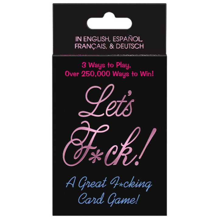 Juego de Cartas Lets Fuck Card Game (EN ES DE FR) de Kheper Games | VibraZon