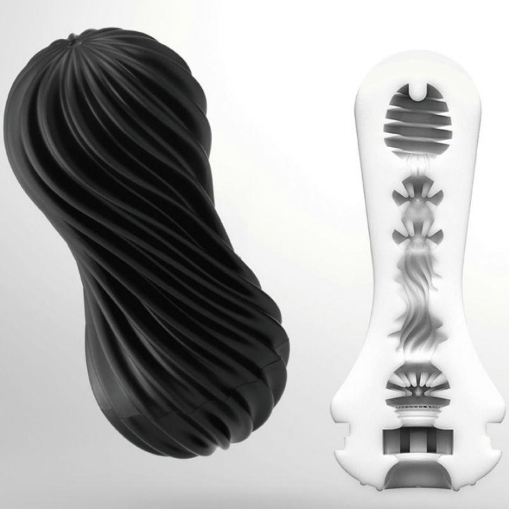 Masturbador Flex Negro de Tenga | VibraZon