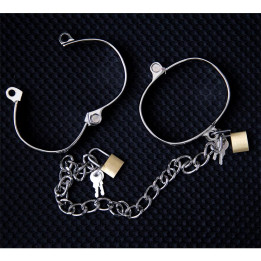 Esposas de Metal para Tobillos Mujer 8 cm de Latetobed Bdsm Line | VibraZon