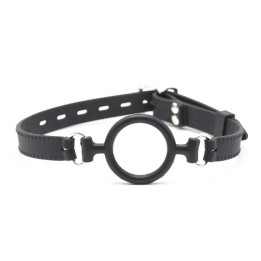 Mordaza de Aro Abierto 5 cm Negro de Latetobed Bdsm Line | VibraZon
