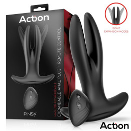 Pinsy Plug Anal Expandible con Control Remoto de Action | VibraZon