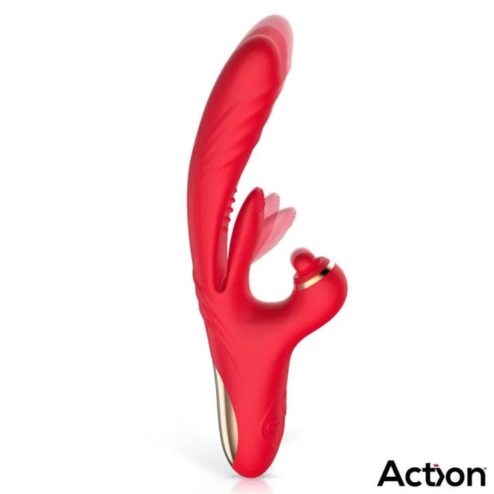 Limbe Vibrador con Lengua Flip-Flap, Bola Percutora y Up and Down de Action
