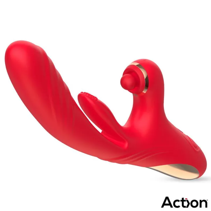 Limbe Vibrador con Lengua Flip-Flap, Bola Percutora y Up and Down de Action