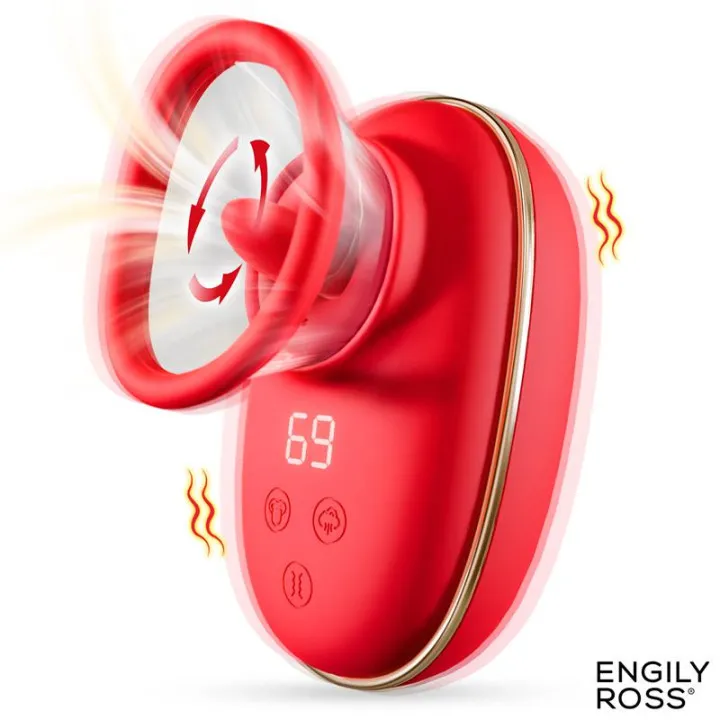 Lizer Estimulador con Lengua Oscilante, Bomba de Vacío y Vibración de Engily Ross
