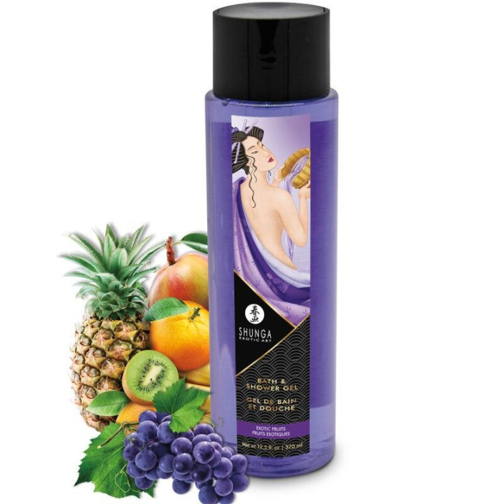 Gel de Baño y Ducha Exotic Fruits 370 ml de Shunga | VibraZon