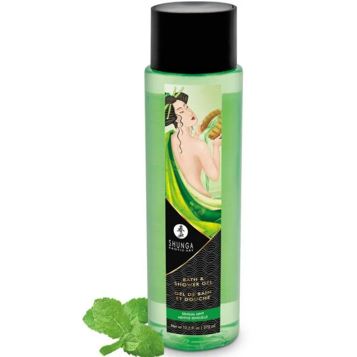 Gel de Baño y Ducha Sensual Mint 370 ml de Shunga