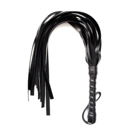 Flogger 45 cm Negro de Latetobed Bdsm Line | VibraZon
