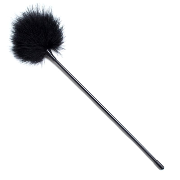 Plumas Estimuladoras 40 cm Negro de Latetobed Bdsm Line | VibraZon