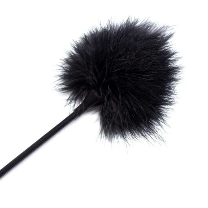 Plumas Estimuladoras 40 cm Negro de Latetobed Bdsm Line | VibraZon