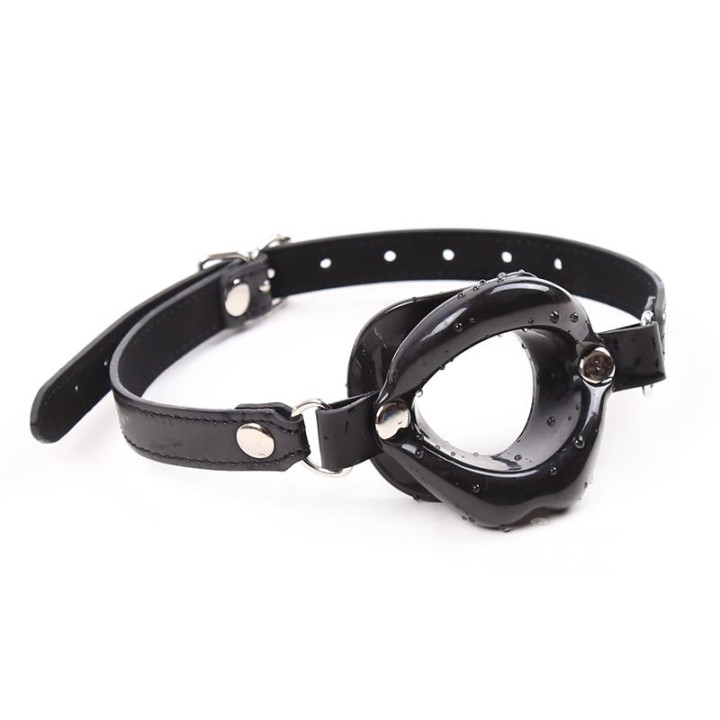 Mordaza Forma de Boca Negro de Latetobed Bdsm Line | VibraZon