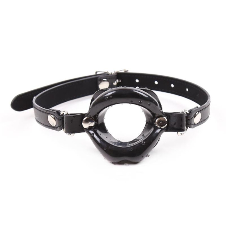 Mordaza Forma de Boca Negro de Latetobed Bdsm Line | VibraZon