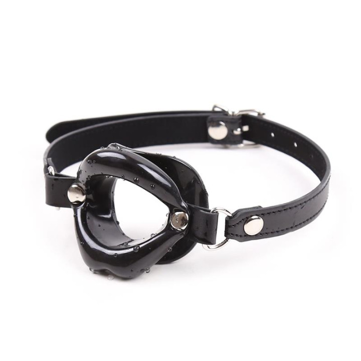 Mordaza Forma de Boca Negro de Latetobed Bdsm Line | VibraZon