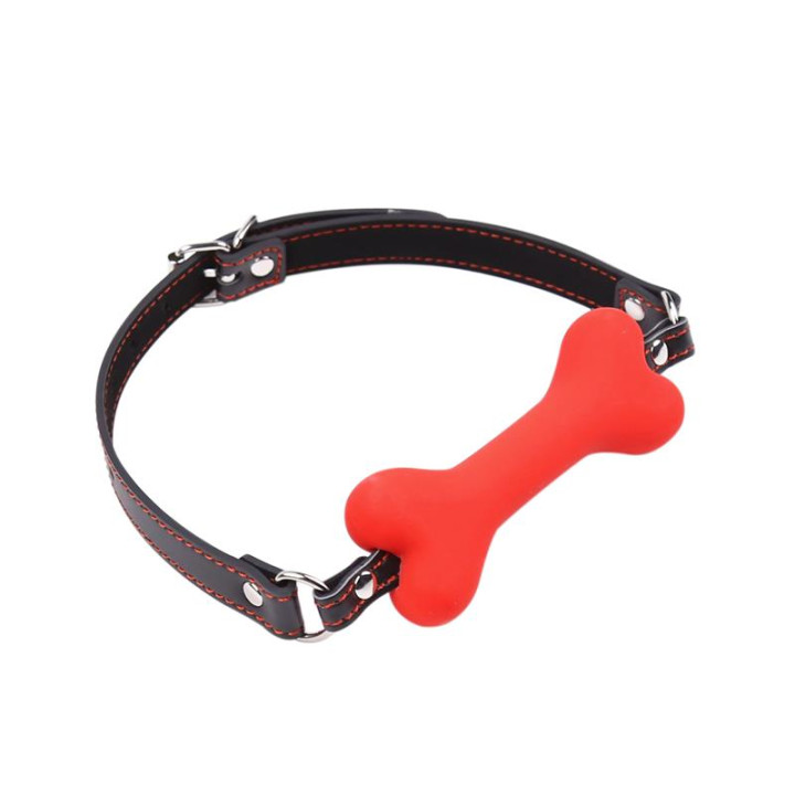 Mordaza de Hueso Rojo de Latetobed Bdsm Line | VibraZon