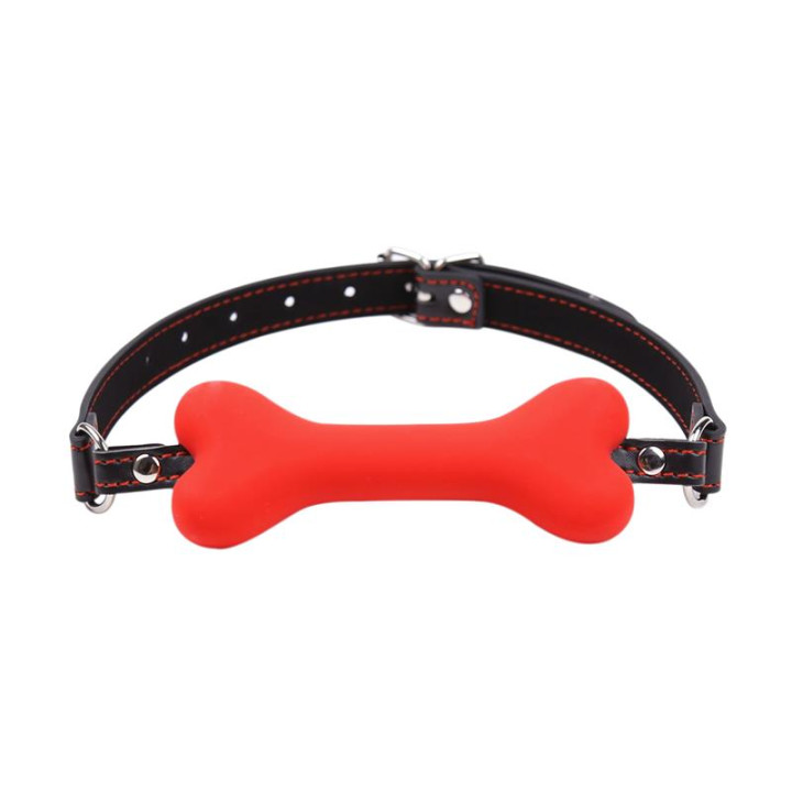 Mordaza de Hueso Rojo de Latetobed Bdsm Line | VibraZon
