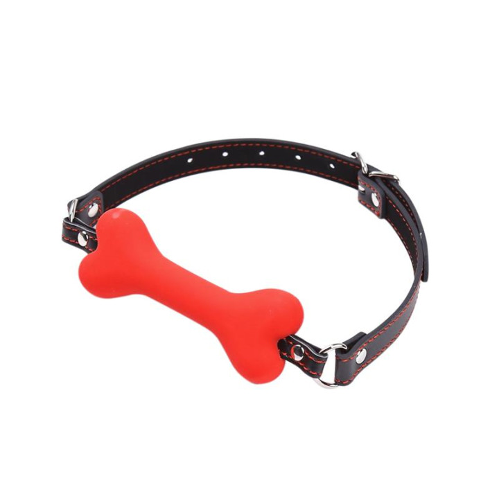 Mordaza de Hueso Rojo de Latetobed Bdsm Line | VibraZon