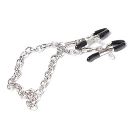 Pinzas para Pezones con Cadena Metal de Latetobed Bdsm Line | VibraZon