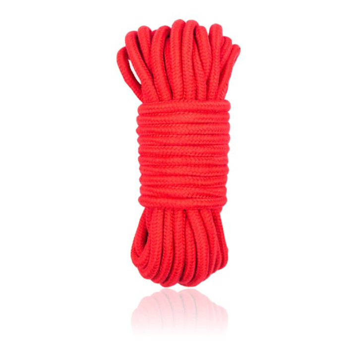 Cuerda de Bondage de Algodón 10 Metros Rojo de Latetobed Bdsm Line | VibraZon