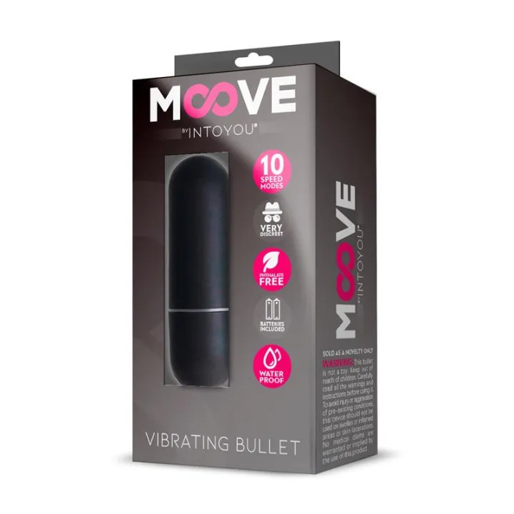 Bala Vibradora 10 Velocidades Negro de Moove