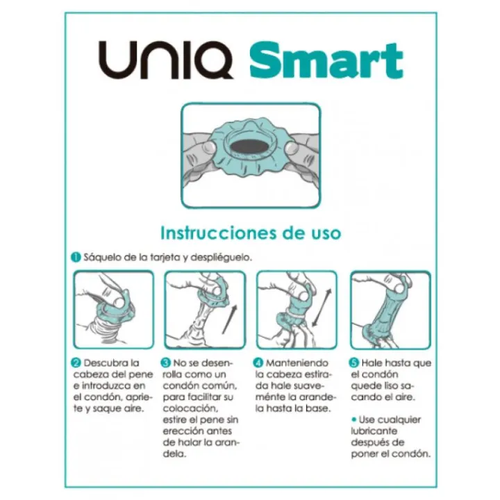 Preservativos sin Látex Smart 3 Unidades de Uniq