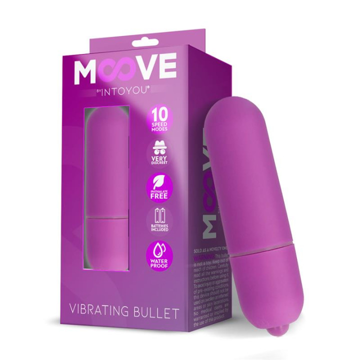 Bala Vibradora 10 Velocidades Pupura de Moove | VibraZon