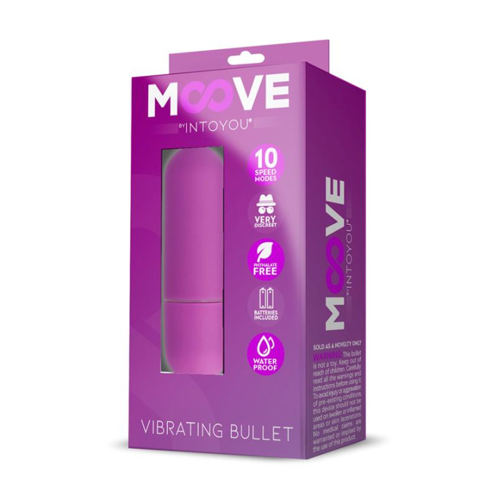Bala Vibradora 10 Velocidades Pupura de Moove | VibraZon