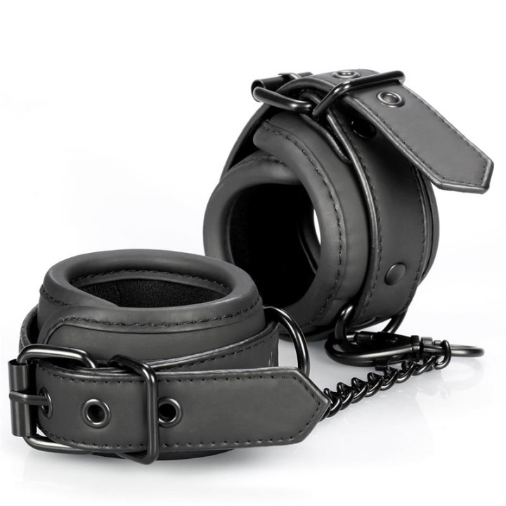 Esposas Cuero Vegano de Intoyou Black Shadow | VibraZon