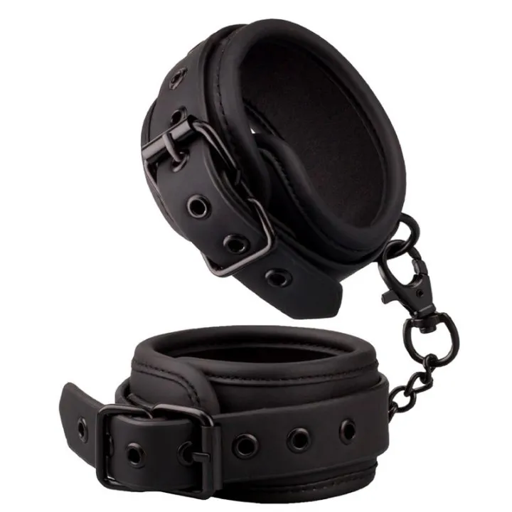 Esposas Cuero Vegano de Intoyou Black Shadow