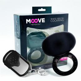 Anillo Vibrador con Control Remoto Negro de Moove | VibraZon